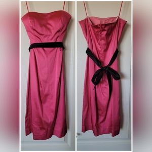 Democracy hot pink fitted stretch dress 2
